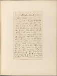 Ticknor, [William D.], ALS to. Oct. 10, 1856.