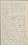 Ticknor, [William D.], ALS to. Oct. 10, 1856.