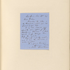 Ticknor, [William D.], ALS to. Nov. 21, 1856.