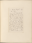 Ticknor, [William D.], ALS to. Jan. 2, 1857.