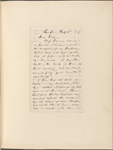 Ticknor, [William D.], ALS to. Jan. 31, 1857.