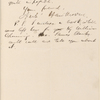 Ticknor, [William D.], ALS to. Feb. 13, 1857.
