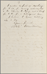 Ticknor, [William D.], ALS to. Feb. 26, 1857.