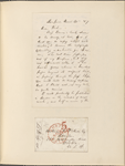 Ticknor, [William D.], ALS to. Mar. 20, 1857.