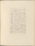 Ticknor, [William D.], ALS to. Apr. 24, 1857.
