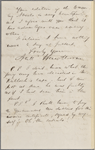 Ticknor, [William D.], ALS to. Apr. 24, 1857.