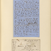 Ticknor, [William D.], ALS to. Jun. 19, 1857.