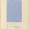 Ticknor, [William D.], ALS to. Aug. 29, 1857.