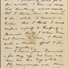 Ticknor, [William D.], ALS to. Nov. 5, 1857.