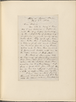 Ticknor, [William D.], ALS to. Jan. 7, 1858.