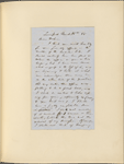Ticknor, [William D.], ALS to. March 16, 1858.
