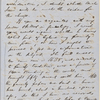 Ticknor, [William D.], ALS to. March 16, 1858.