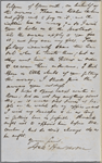 Ticknor, [William D.], ALS to. March 16, 1858.