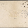 Ticknor, [William D.], ALS to. Apr. 6, 1860.
