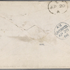 Ticknor, [William D.], ALS to. Apr. 19, 1860.