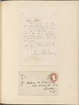 Ticknor, [William D.], ALS to. [Jul. 5, 1860].
