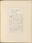 Ticknor, [William D.] or Fields [James T.], ALS to. Sep. 27, 1860.