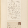 Ticknor, [William D.], ALS to. Feb. 16, 1861.