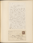 Ticknor, [William D.], ALS to. Feb. 8, 1863.