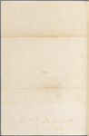 Ticknor, [William D.], ALS to. Jan. 7, 1864.