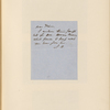 Ticknor, [William D.], ALS to. [Spring, 1853?].