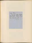 Ticknor, [William D.], ALS to. [Spring, 1853?].