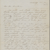 [Ossoli], [Sarah] Margaret Fuller, ALS to NH. Jan. 16, 1843.