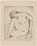 Nude resting