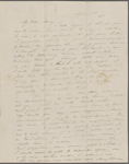 Mann, Mary [Tyler Peabody], ALS to. Apr. 6, [1845]. 