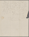 Mann, Mary [Tyler Peabody], ALS to. Apr. 6, [1845]. 