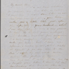 Mann, Mary [Tyler Peabody], ALS to. Apr. 25-30, 1848. 