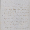 Mann, Mary [Tyler Peabody], ALS to. Apr. 25-30, 1848. 