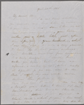 Mann, Mary [Tyler Peabody], ALS to. Apr. 25-30, 1848. 