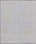 Mann, Mary [Tyler Peabody], ALS to. Apr. 25-30, 1848. 