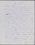 Mann, Mary [Tyler Peabody], ALS to. Jul. 16, 1848. 