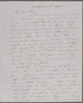 Mann, Mary [Tyler Peabody], ALS to. Oct. 15-16, 1848. 