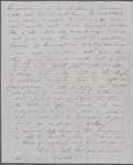 Mann, Mary [Tyler Peabody], ALS to. Oct. 15-16, 1848. 