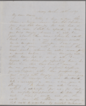 Mann, Mary [Tyler Peabody], ALS to. Mar. 18, 1849. 