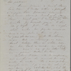 Mann, Mary [Tyler Peabody], ALS to. Feb. 3[?], 1851. 