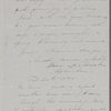 Mann, Mary [Tyler Peabody], ALS to. Feb. [19?]-20, 1851. 