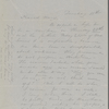 Mann, Mary [Tyler Peabody], AL to. [Nov.] 11, [1851]. 