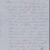 [Mann], Mary [Tyler Peabody], ALS to. [Oct. -] Nov. 1, [1853].