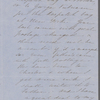 [Mann], Mary [Tyler Peabody], ALS to. [Oct. -] Nov. 1, [1853].