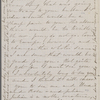 [Mann], Mary [Tyler Peabody], ALS to. [before Apr. 8, 1860].