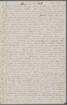 [Mann], Mary [Tyler Peabody], ALS (incomplete?) to. Apr. 27, 1860.