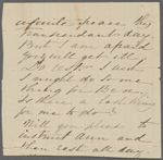 [Mann], Mary [Tyler Peabody], AL to, fragment. [n.d.]