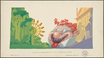 Set design for the stage production By the Beautiful Sea (color sketch for old mill and face)
