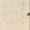 Peabody, Elizabeth [Palmer], mother, ALS to. Oct. 6, 1828.