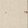 Peabody, Elizabeth [Palmer], mother, ALS to. Sep. 2, 1830.