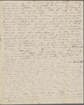 Peabody, Elizabeth [Palmer], mother, ALS to. May 12-15, 1832.